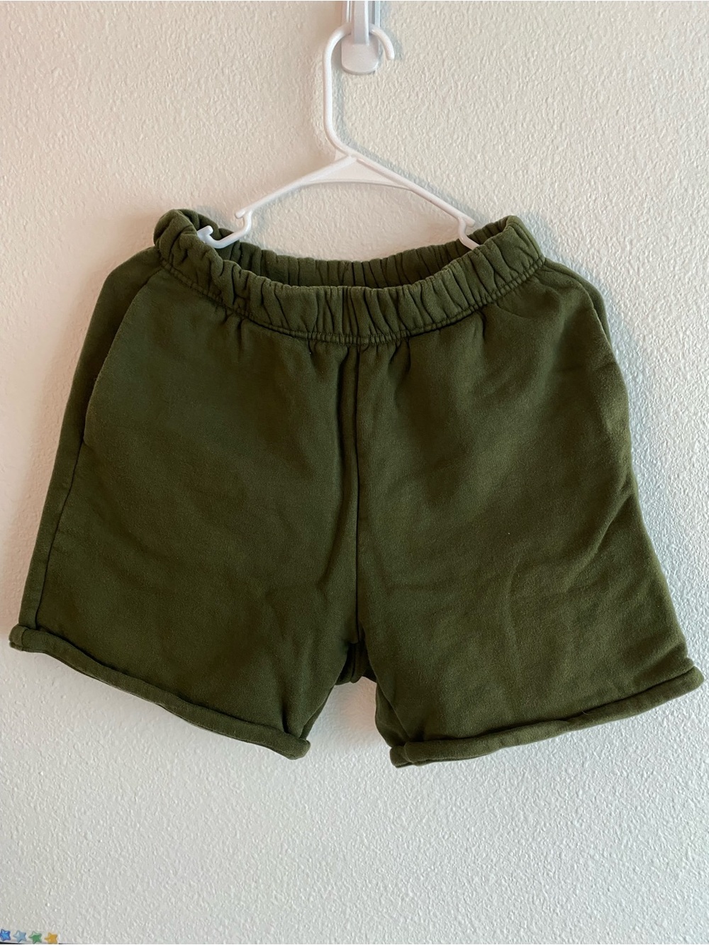 Mia Maples Cucumber Green Go-to Sweatpant Shorts